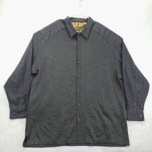 Steve Harvey Jacket Sweater Mens 3XL Gray Knit Long Sleeve Button-Front